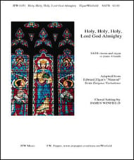 Holy, Holy, Holy, Lord God Almighty SATB choral sheet music cover Thumbnail